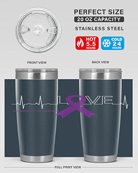 LOVE Gifts for Survivors National Alzheimers Awareness 191#- alzheimers- Tumbler