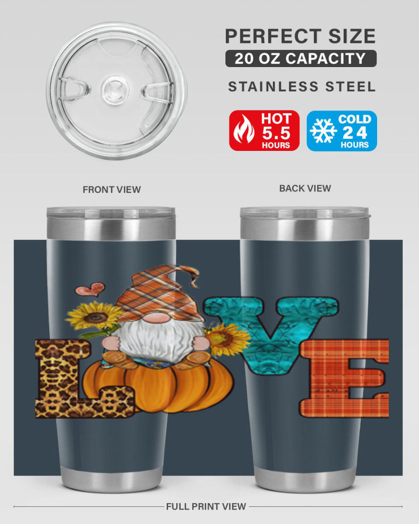 LOVEFallGnome 417#- fall- Tumbler