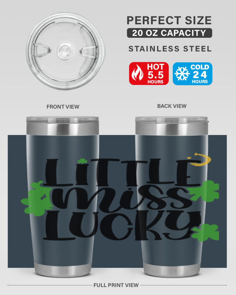Little Miss Lucky Style 68#- St Patricks Day- Tumbler