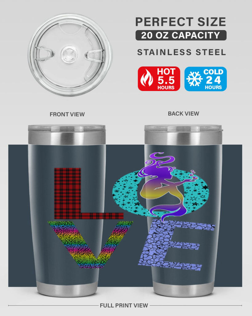 Love 304#- mermaid- Tumbler