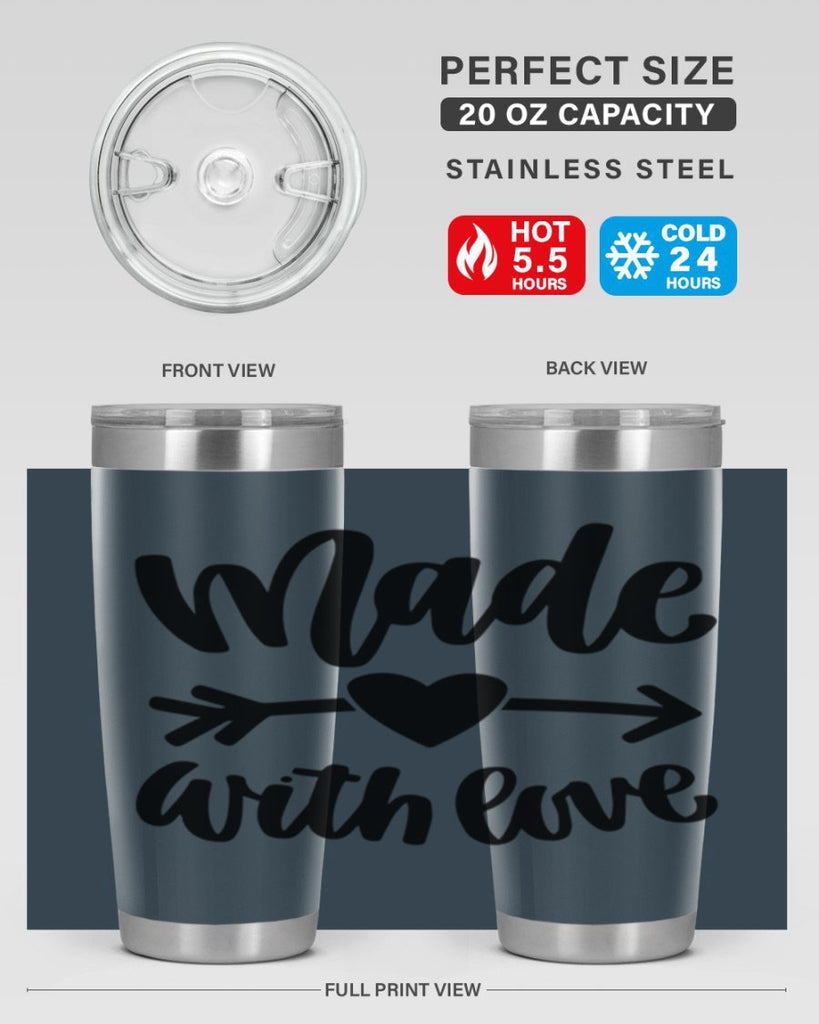 Made With Love Style 52#- baby- tumbler
