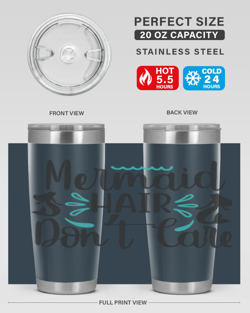 Mermaid Hair Don’t Care 359#- mermaid- Tumbler