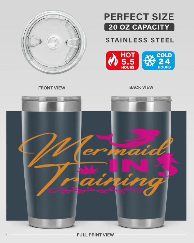 Mermaid In Training 362#- mermaid- Tumbler