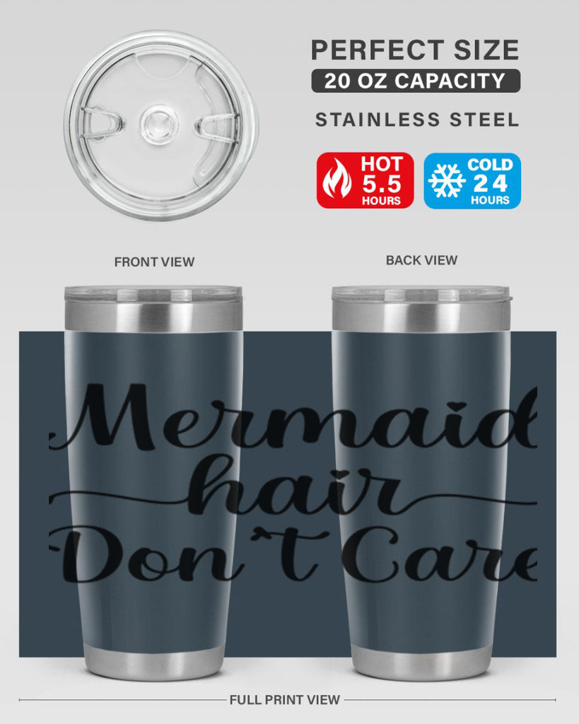 Mermaid hair dont care 412#- mermaid- Tumbler