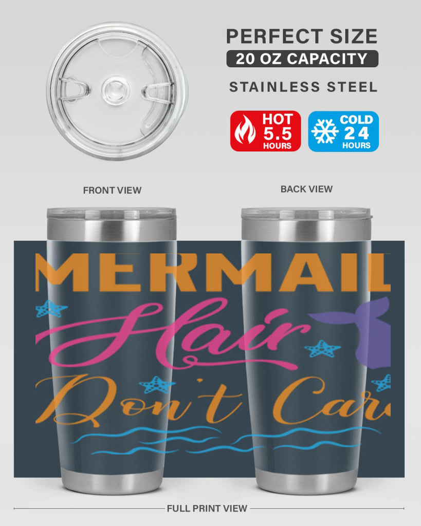 Mermaid hair dont care 414#- mermaid- Tumbler