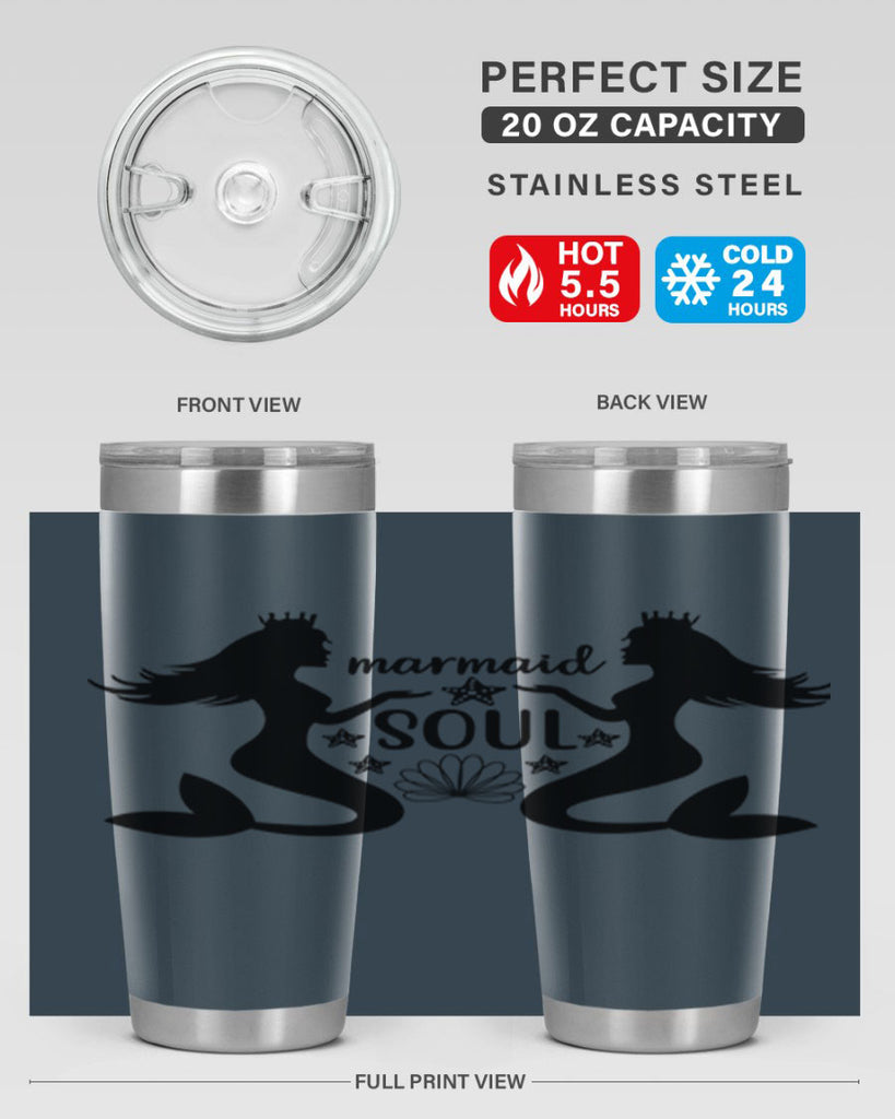 Mermaid soul design 443#- mermaid- Tumbler