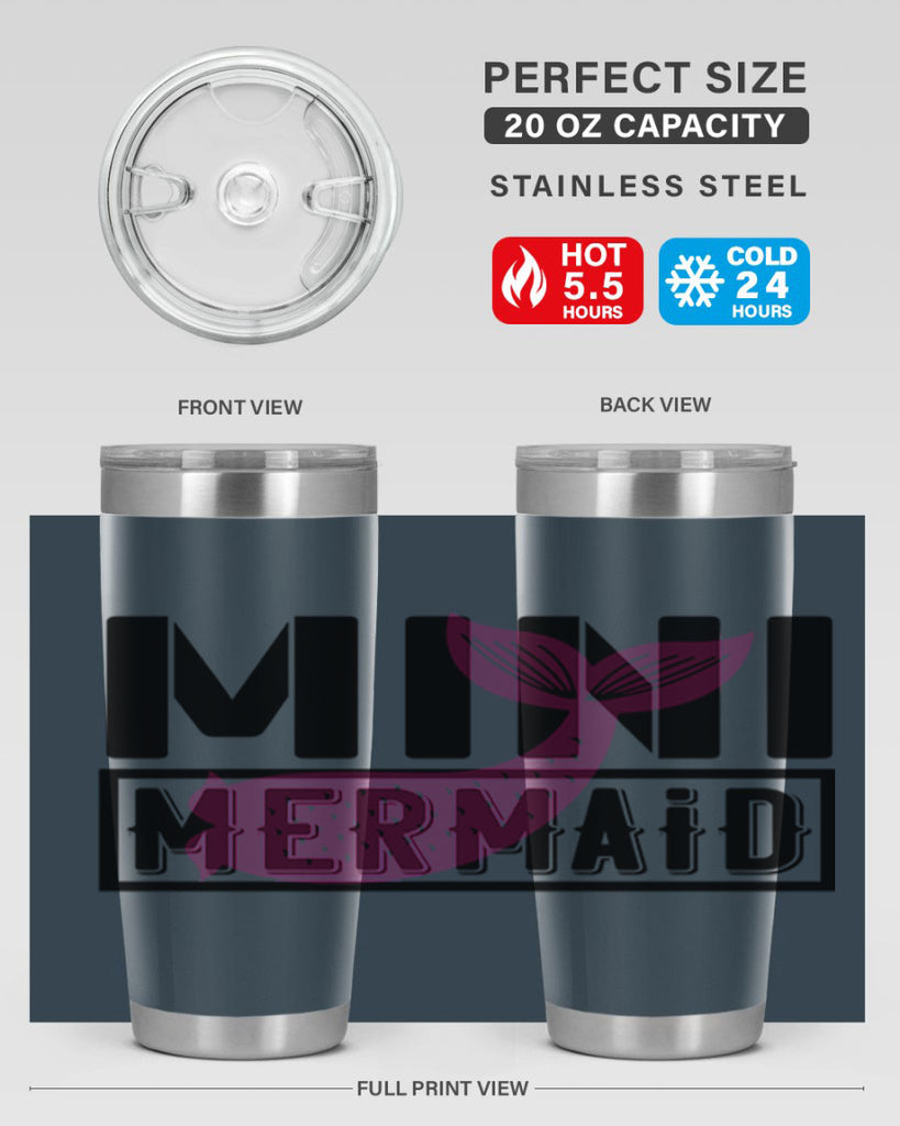 Mini mermaid 504#- mermaid- Tumbler