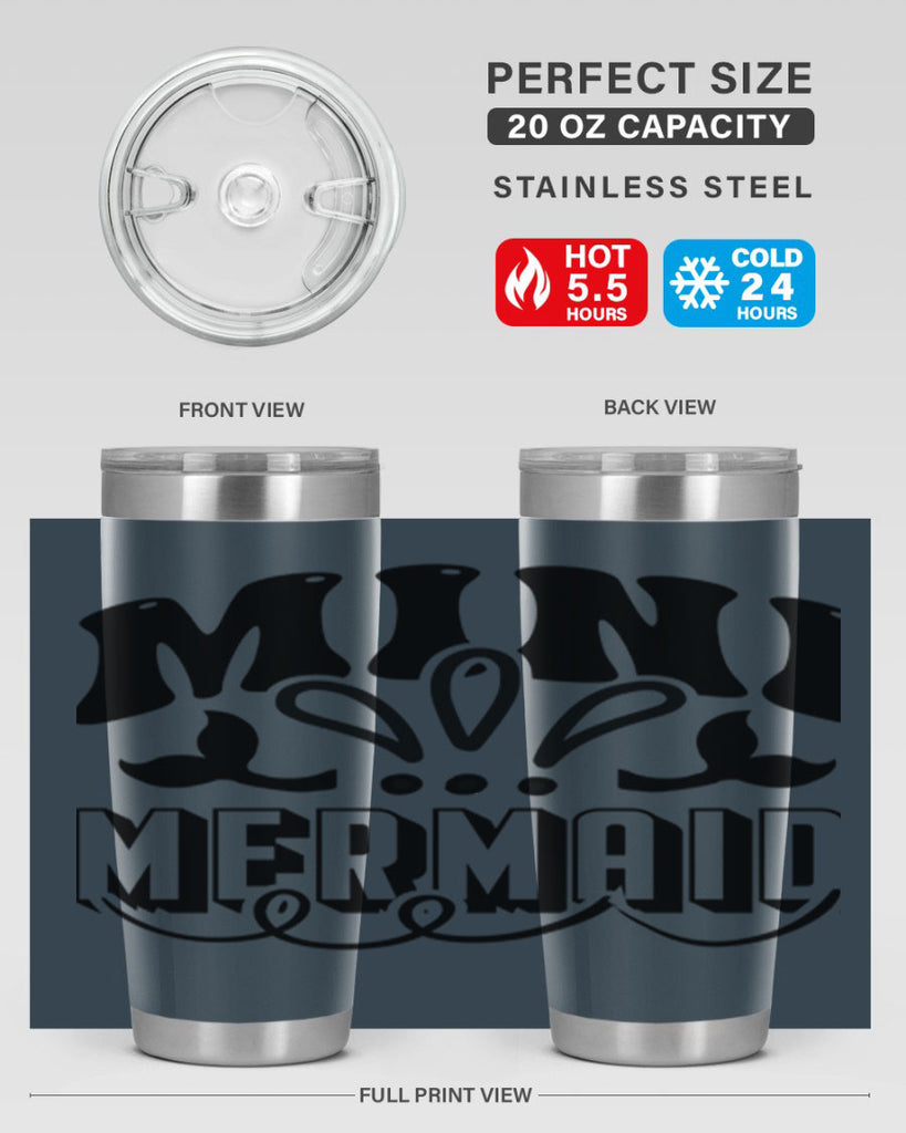 Mini mermaid 507#- mermaid- Tumbler