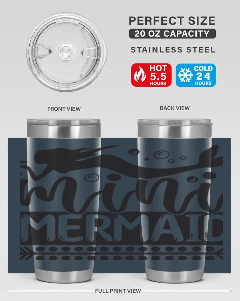 Mini mermaid 510#- mermaid- Tumbler