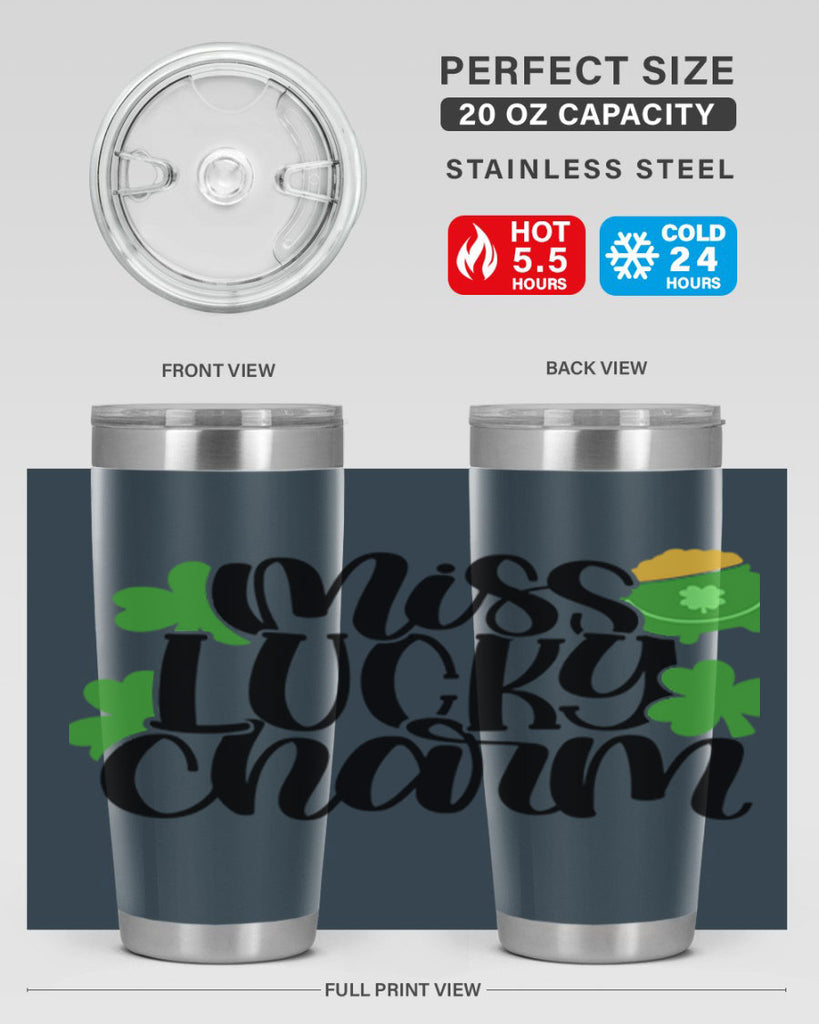 Miss Lucky Charm Style 48#- St Patricks Day- Tumbler
