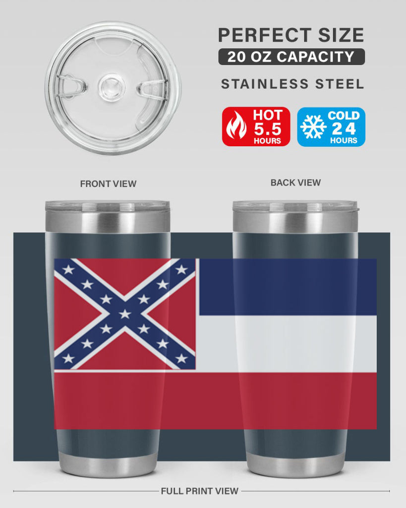 Mississippi 28#- Us Flags- Tumbler