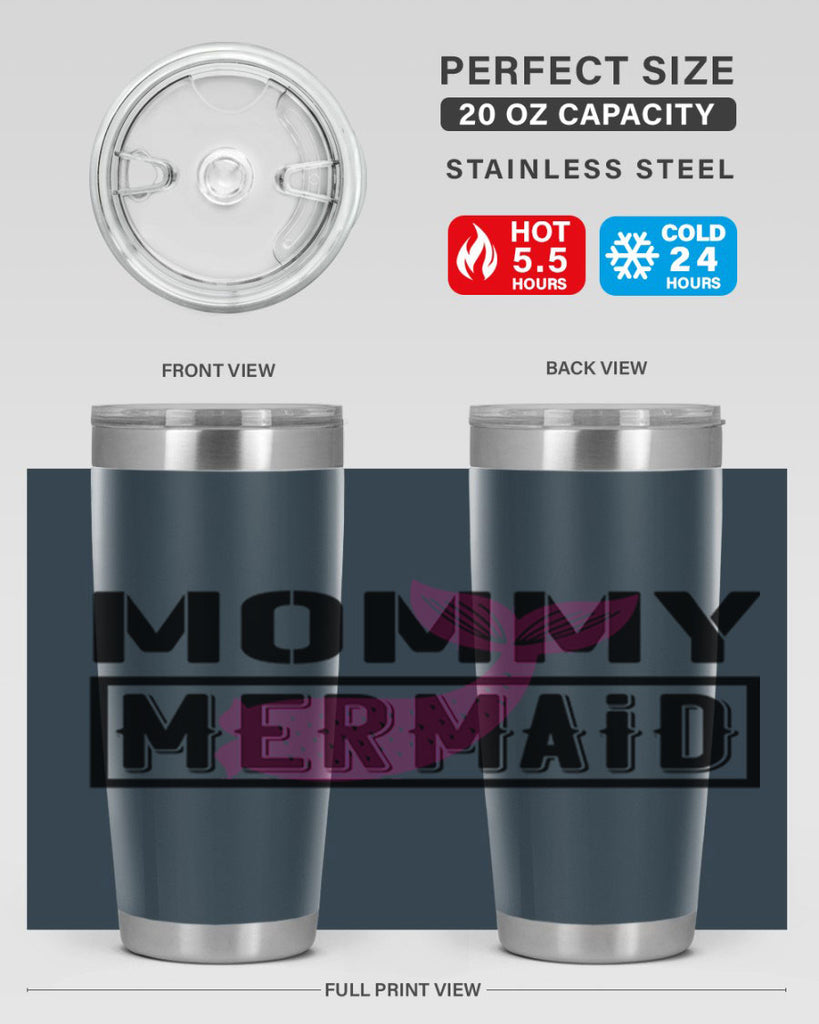 Mommy mermaid 514#- mermaid- Tumbler