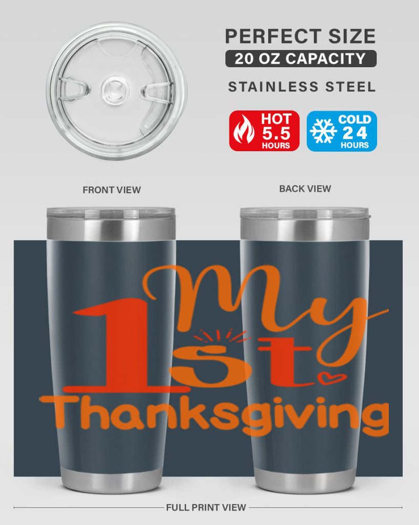 My st Thanksgiving Design 431#- fall- Tumbler