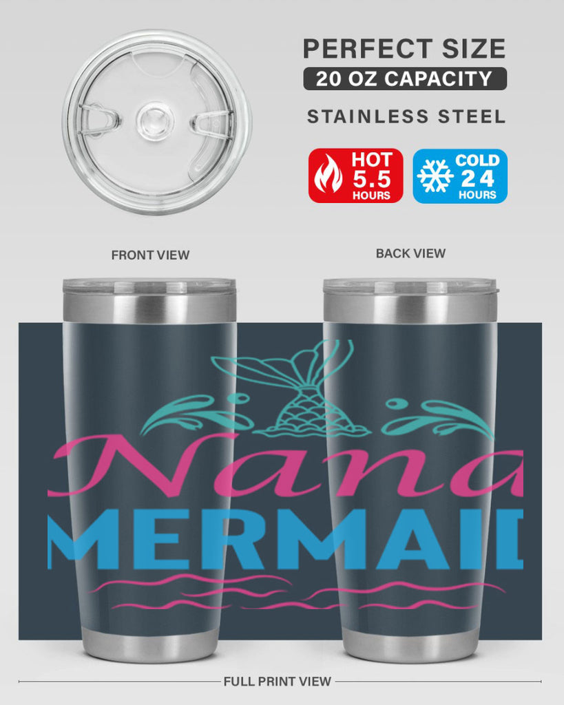 Nana Mermaid Design 518#- mermaid- Tumbler