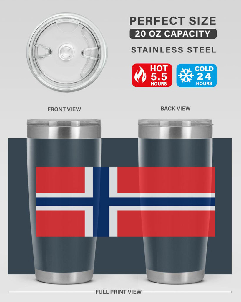 Norway 68#- world flags- Tumbler