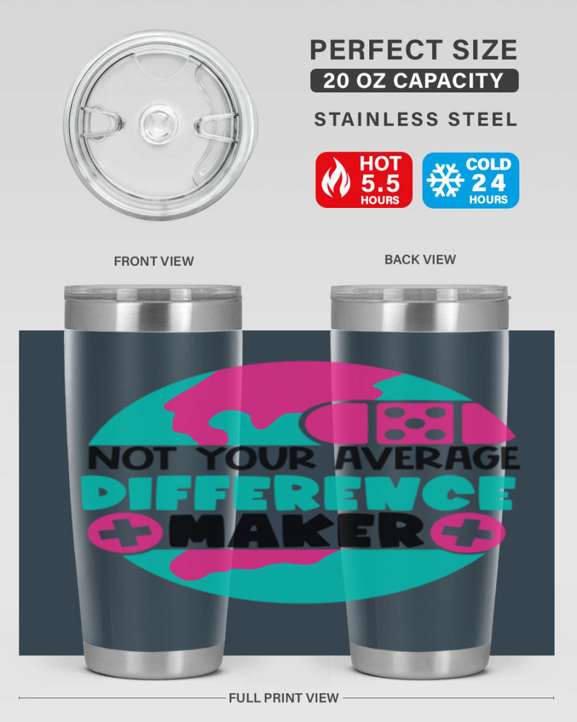 Not Your Averange Difference Maker Style Style 122#- nurse- tumbler