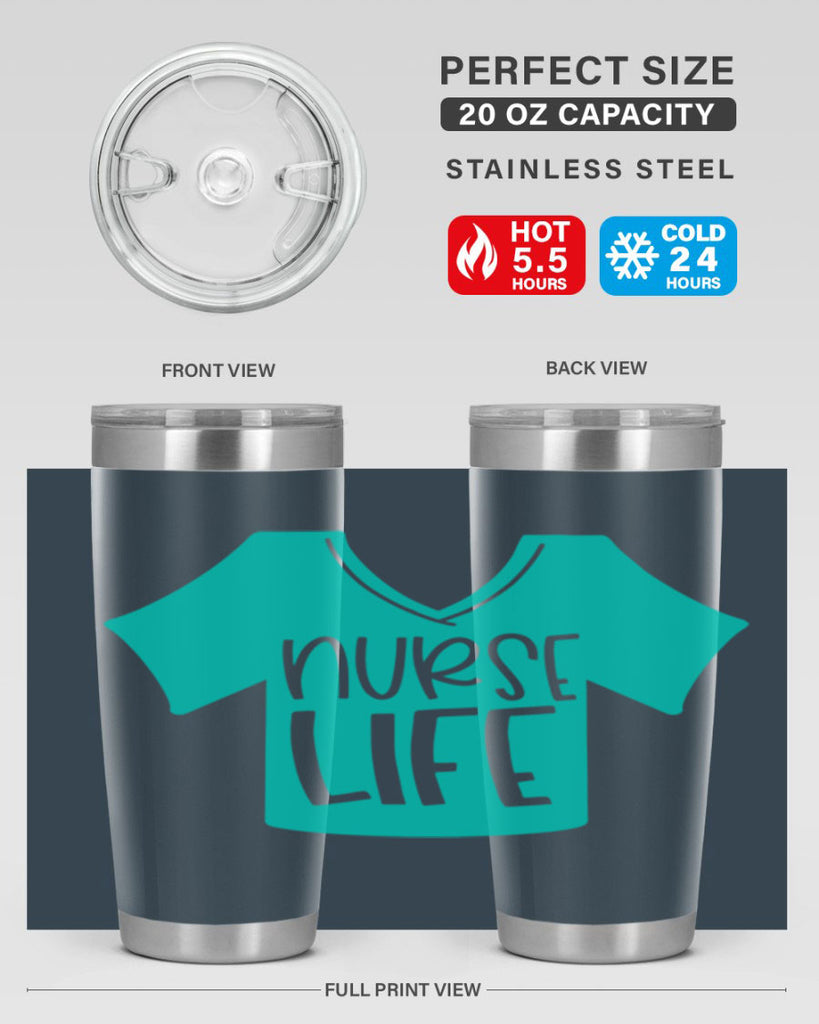 Nurse Life Style Style 105#- nurse- tumbler