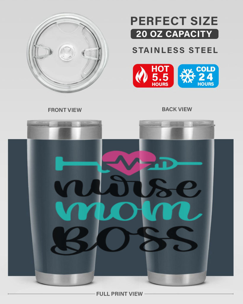 Nurse Mom Boss Style Style 101#- nurse- tumbler