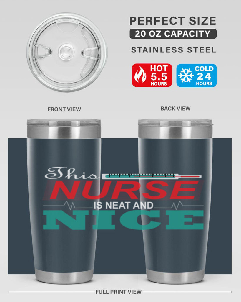 Nurse NiceTransperntPNG Style 403#- nurse- tumbler