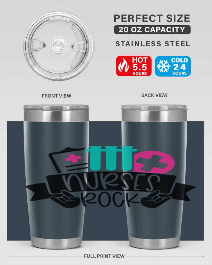 Nurses Rock Style Style 78#- nurse- tumbler