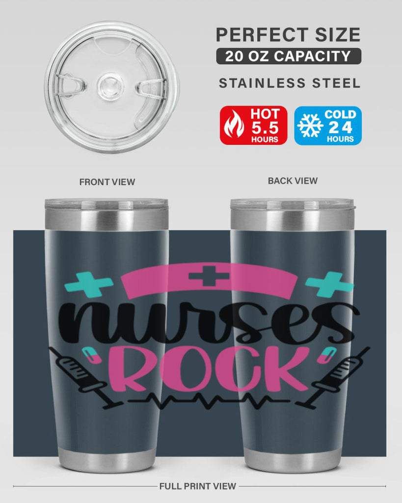 Nurses Rock Style Style 79#- nurse- tumbler