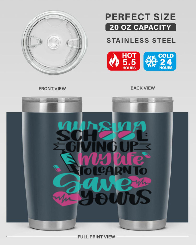 Nursing School Giving Style Style 66#- nurse- tumbler