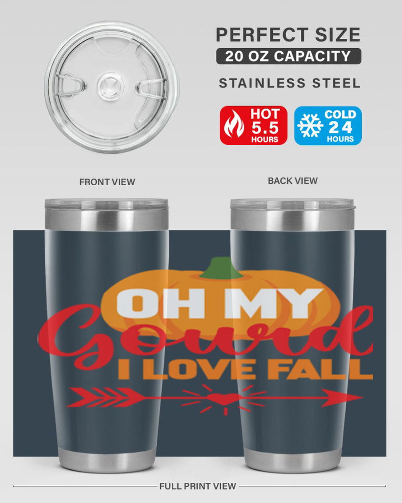 OhMyGourdILove 459#- fall- Tumbler