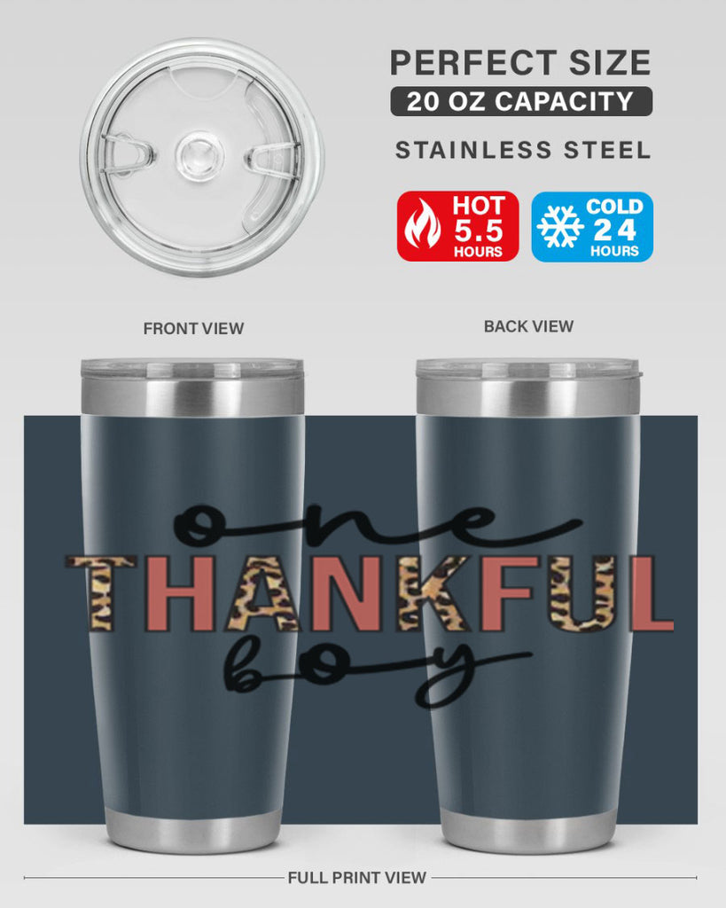 One thankful boy 462#- fall- Tumbler