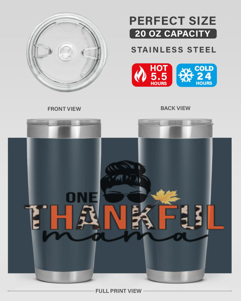 One thankful mama 463#- fall- Tumbler