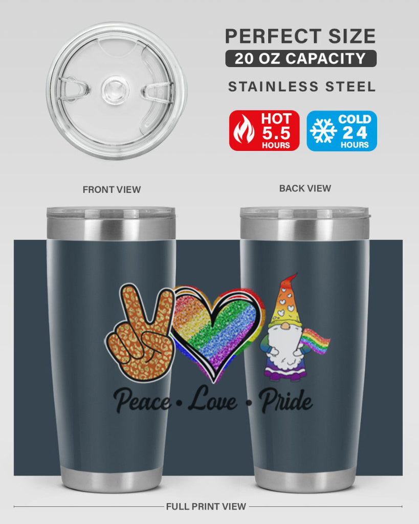 Peace Love Gnome Lgbt Flag  54#- lgbt- Tumbler