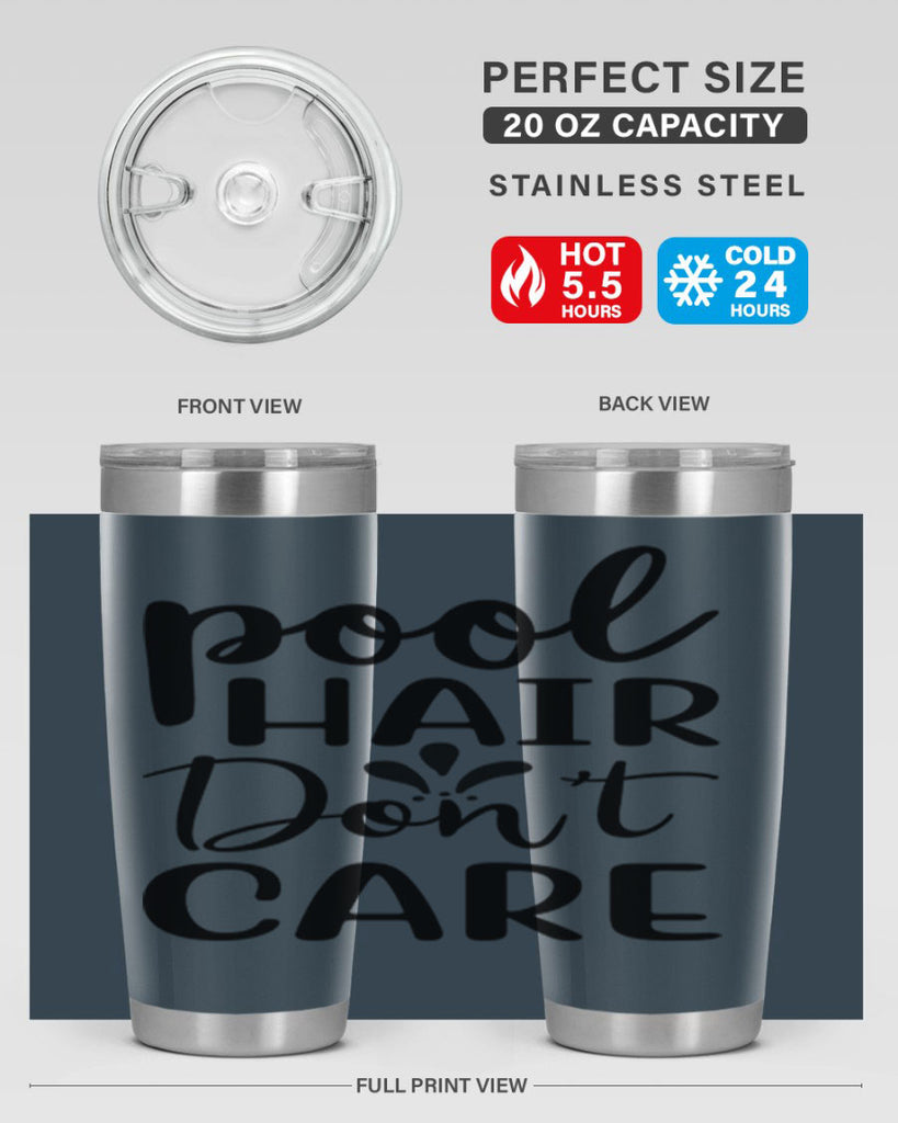 Pool hair dont care 544#- mermaid- Tumbler