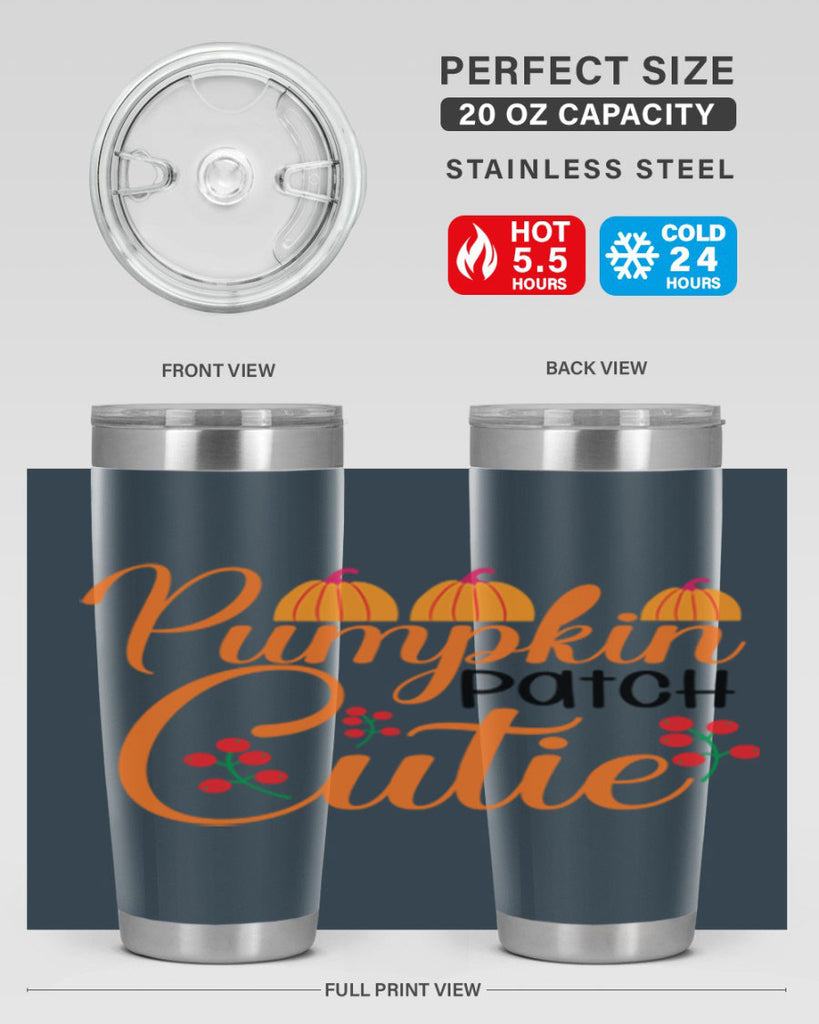 Pumpkin Patch Cutie 529#- fall- Tumbler