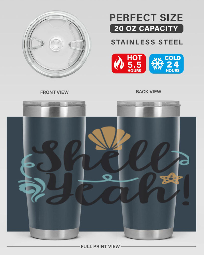 Shell Yeah 592#- mermaid- Tumbler