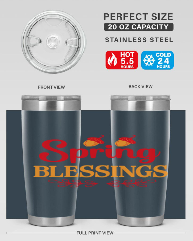 Spring blessings 421#- spring- Tumbler