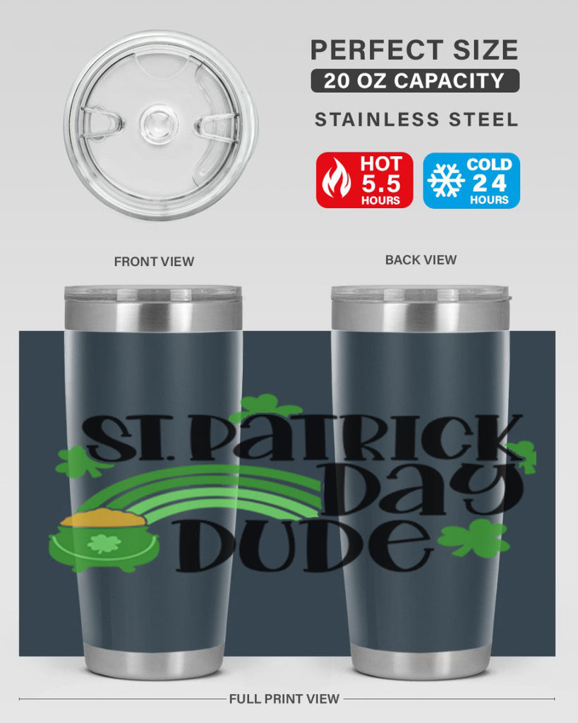 St Patrick Day Dude Style 29#- St Patricks Day- Tumbler