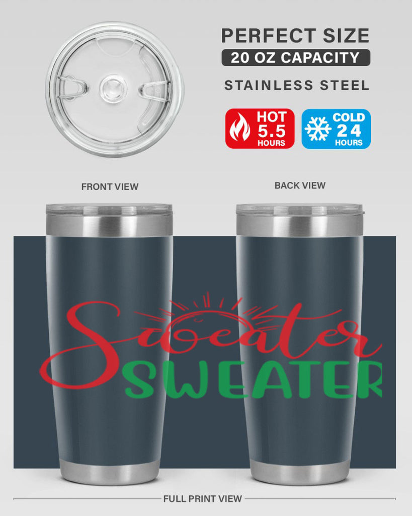 Sweater Weather 583#- fall- Tumbler