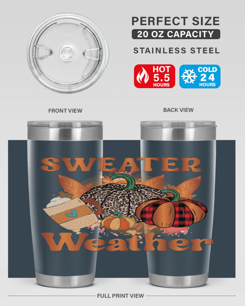 Sweater Weather 589#- fall- Tumbler