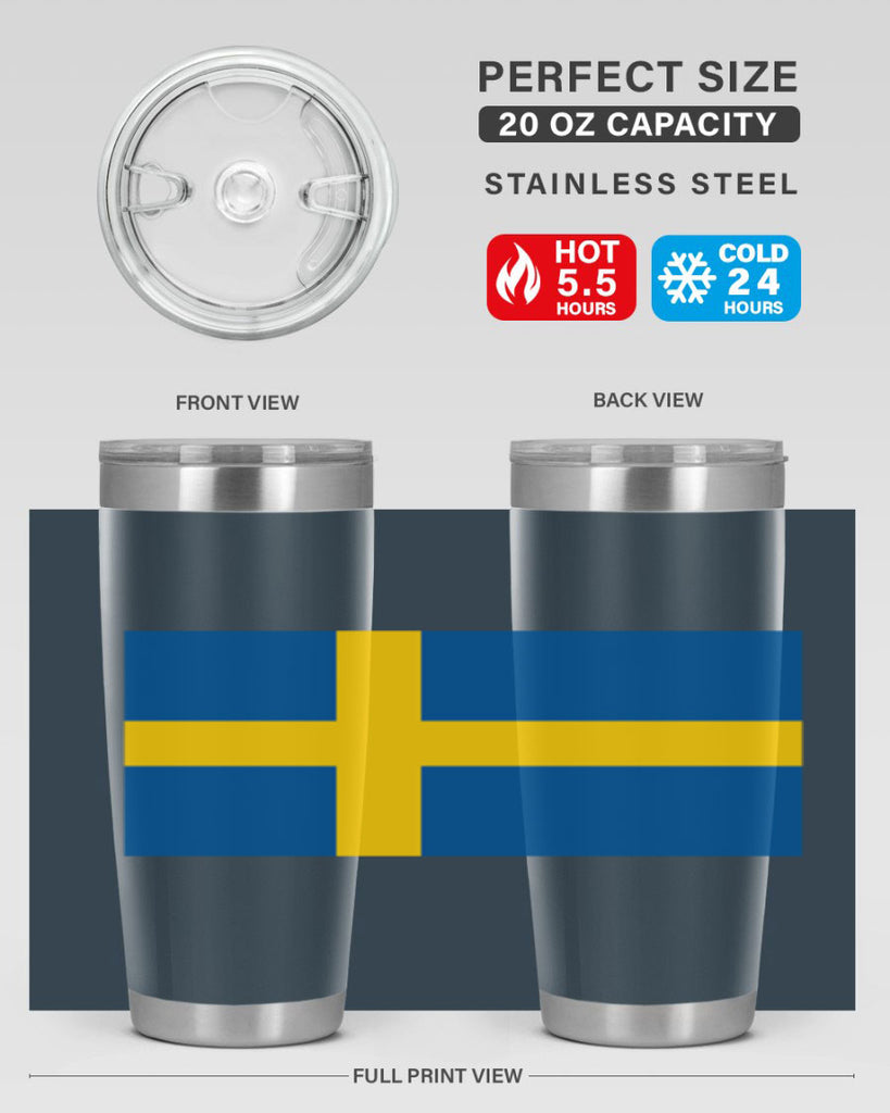 Sweden 29#- world flags- Tumbler