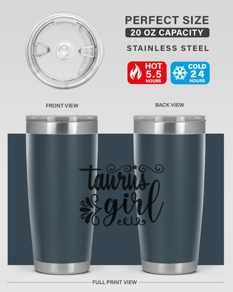 Taurus girl 499#- zodiac- Tumbler