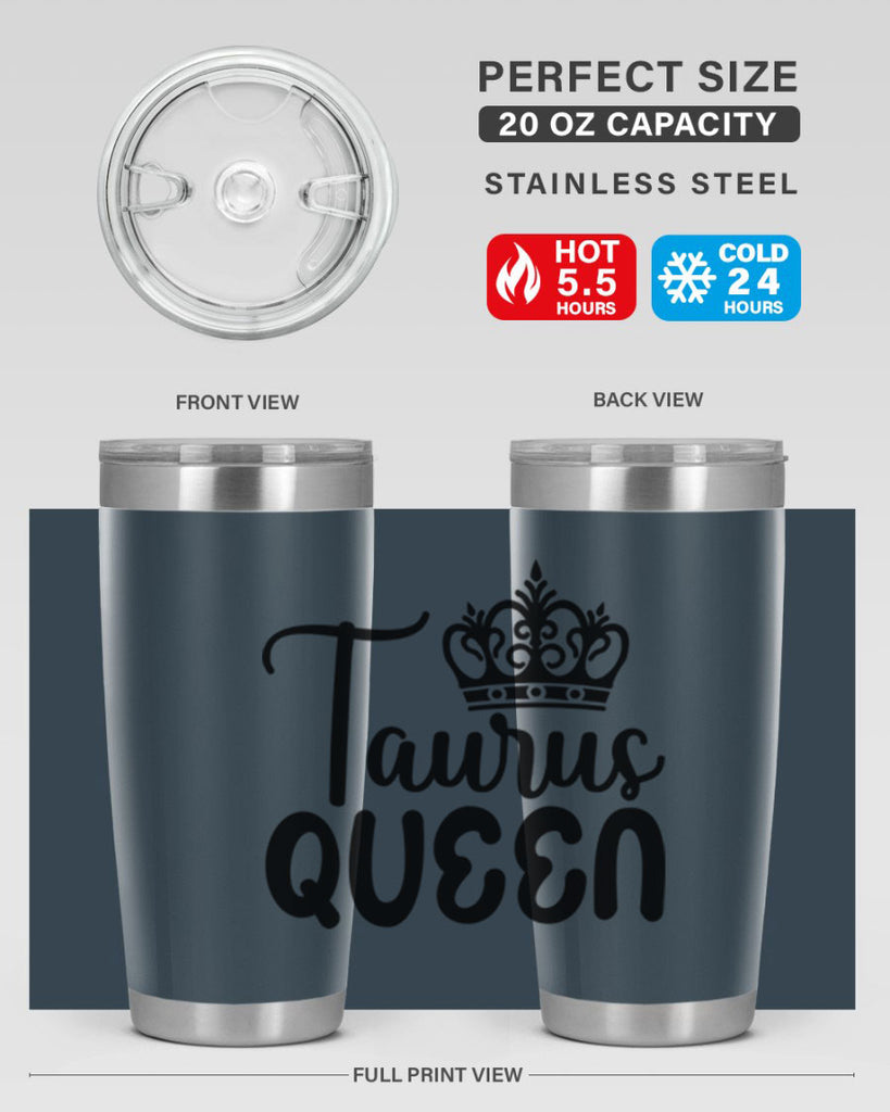 Taurus queen 504#- zodiac- Tumbler