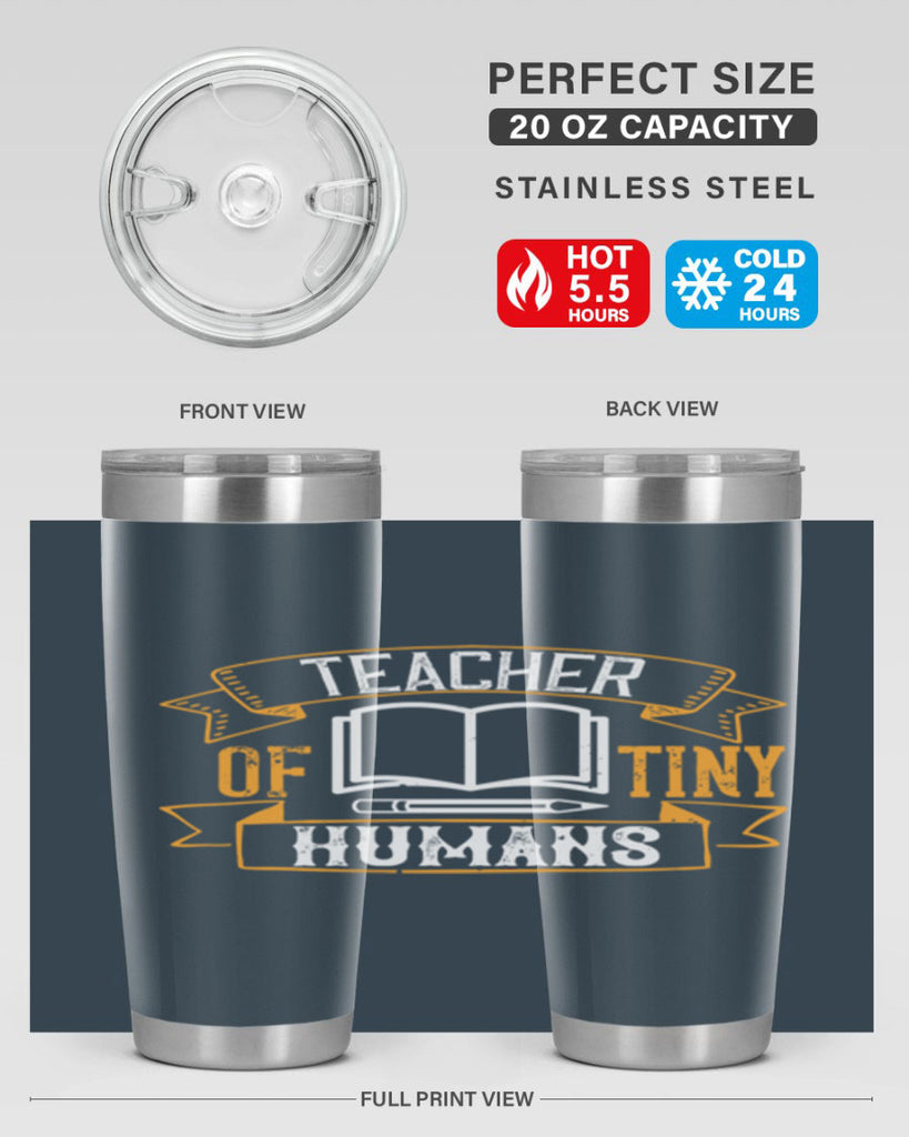 Teacher of tiny humans Style 15#- teacher- tumbler