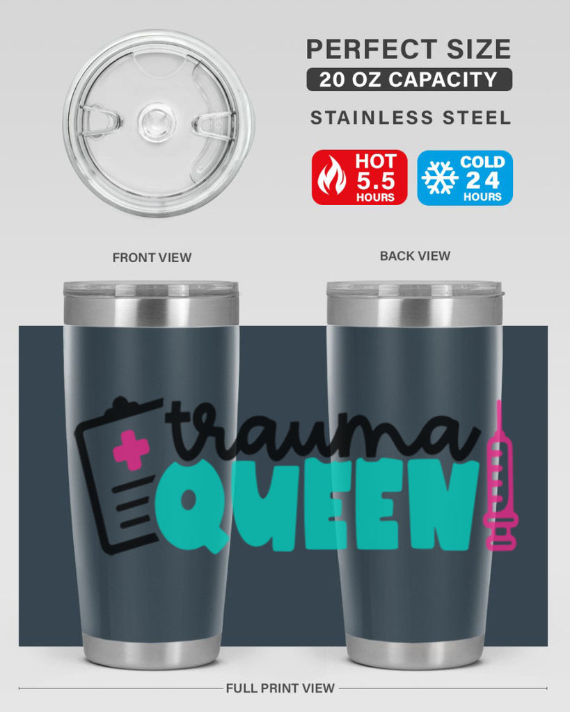 Trauma Queen Style Style 11#- nurse- tumbler