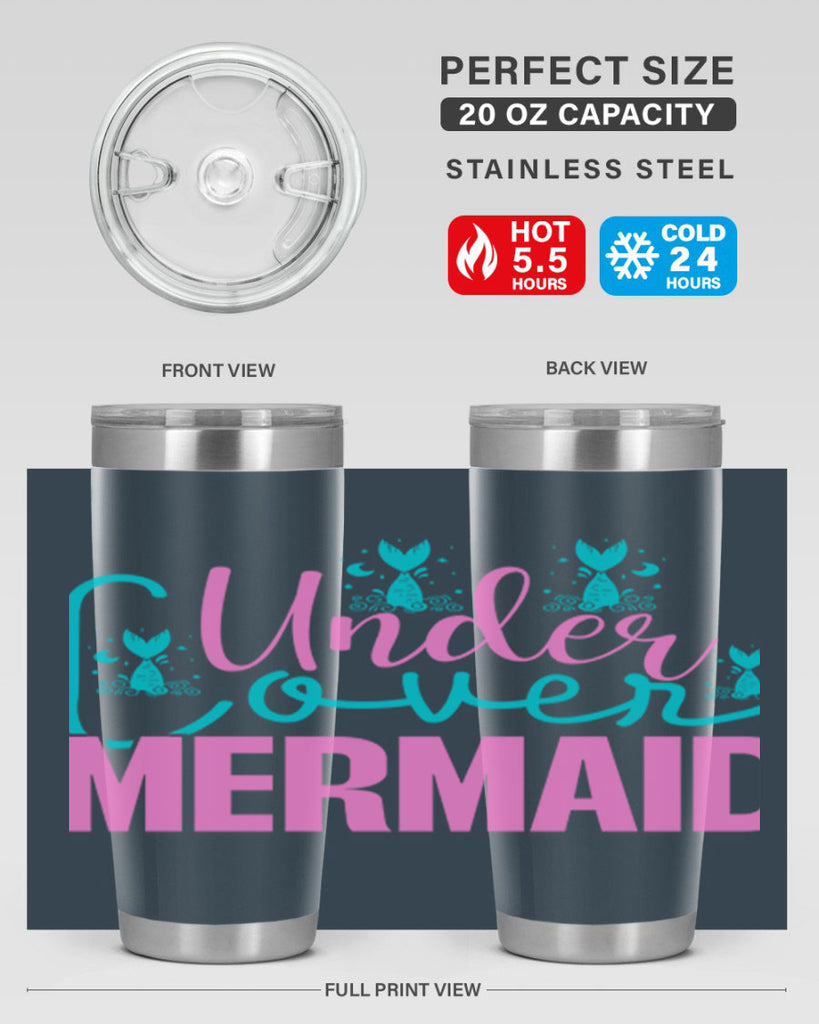 Under Cover Mermaid 643#- mermaid- Tumbler