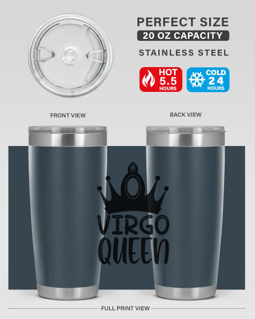 Virgo queen 539#- zodiac- Tumbler