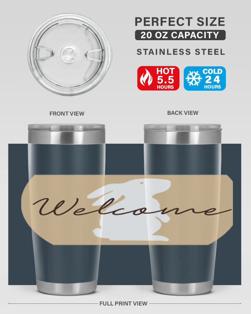 Welcome Bunny569#- spring- Tumbler
