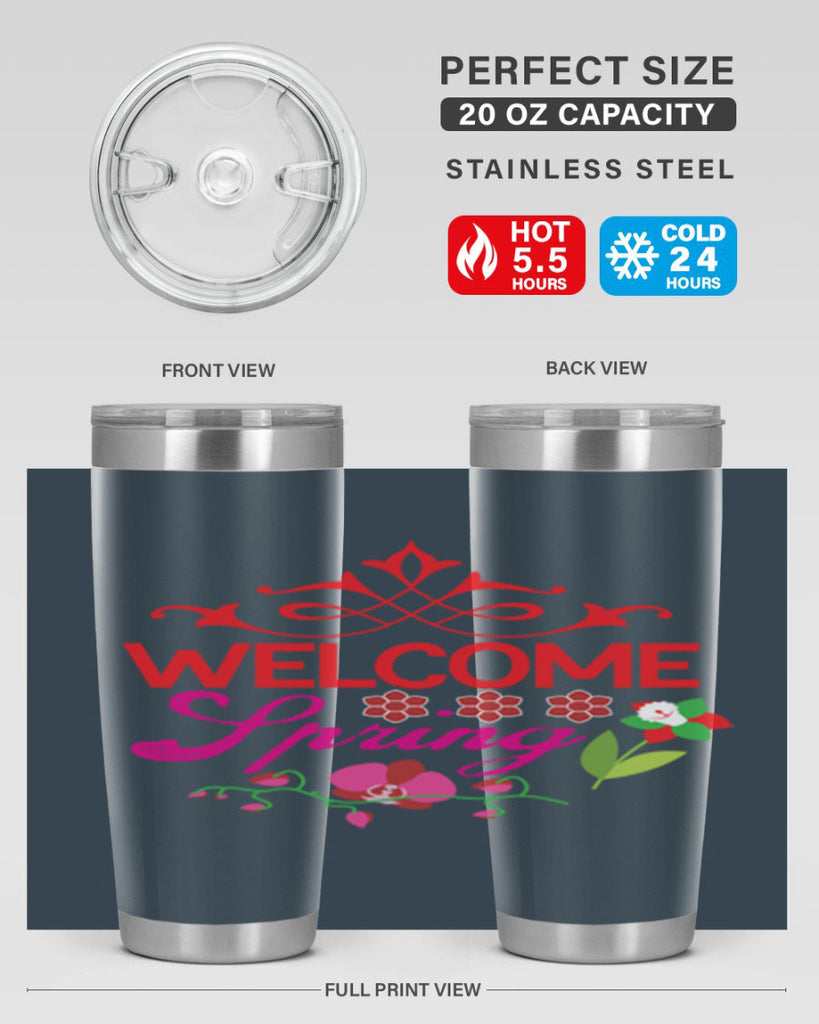 Welcome Spring 580#- spring- Tumbler