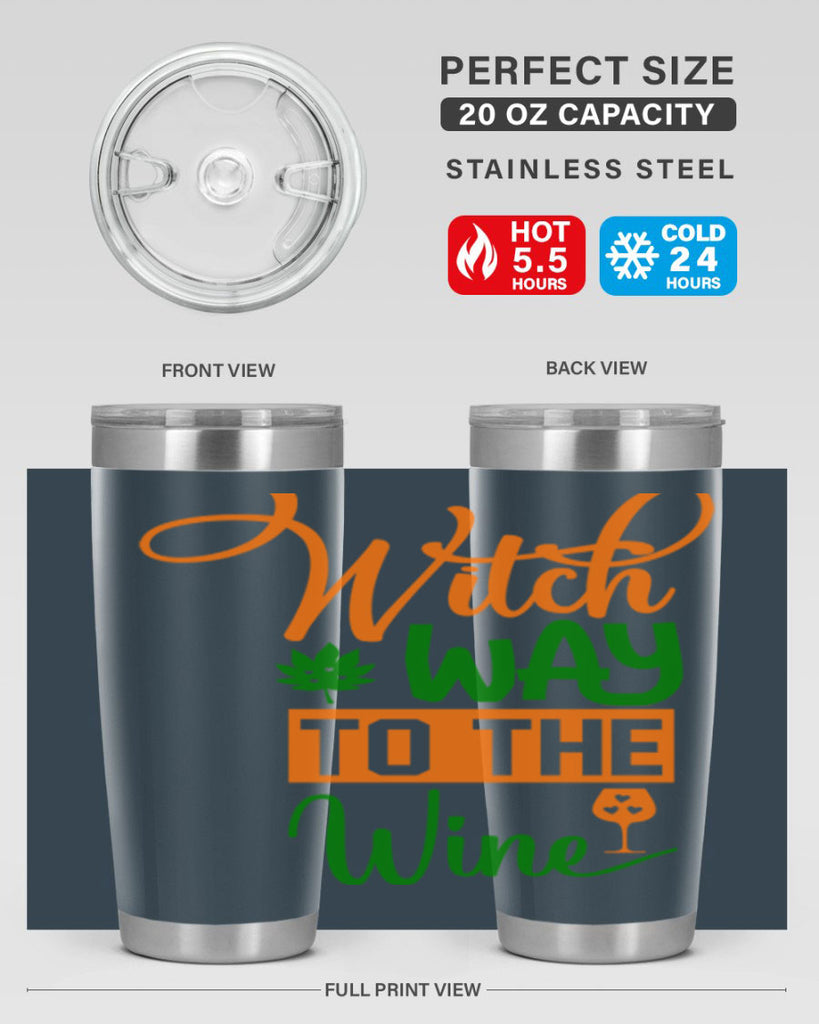 Witch Way to the Wine 650#- fall- Tumbler