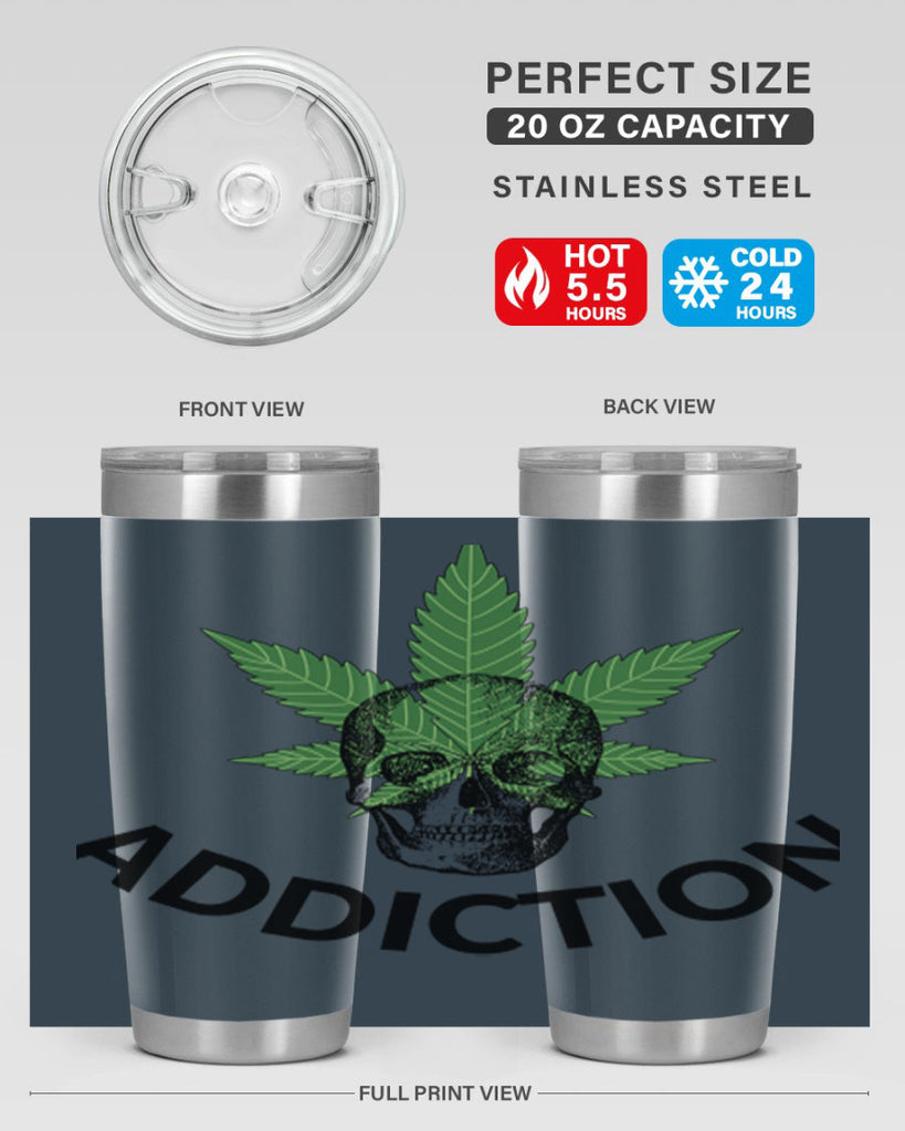 addiction cannabis 7#- marijuana- Tumbler