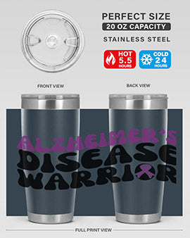 alzheimer s disease warrior 4#- alzheimers- Tumbler