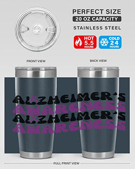 alzheimers awareness 114#- alzheimers- Tumbler